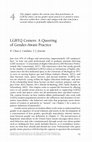 Research paper thumbnail of LGBTQ Centers: A Queering of Gender-Aware Practice