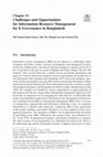 Research paper thumbnail of Challenges and Opportunities for Information Resource Management for E-Governance in Bangladesh