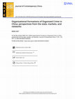 Research paper thumbnail of Organizational Formations of Organized Crime in China: perspectives from the state, markets, and networks