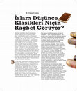 Research paper thumbnail of İslam Düşünce Klasikleri Niçin Rağbet Görüyor?/ M. Cüneyt Kaya