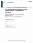 Research paper thumbnail of From Neoliberalism to Structural Racism: Problem Framing in a Teacher Activist Organization