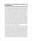 Research paper thumbnail of EL TUGURIO: LA ALTERNATIVA UTILIZADA POR LOS MIGRANTES