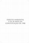 Research paper thumbnail of DIREITO AMBIENTAL E OS 30 ANOS DA CONSTITUIÇÃO DE 1988