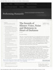 Research paper thumbnail of The Sounds of Silence Voice, Noise and Muteness in Heart of Darkness  Performin.pdf