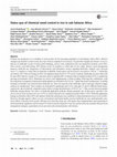 Research paper thumbnail of Status quo of chemical weed control in rice in sub-Saharan Africa