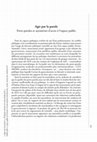 Research paper thumbnail of Introduction "Agir par la parole. Porte-paroles et asymétries de l'espace public", PUR, 2016, p. 11-19