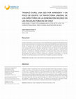 Research paper thumbnail of Trabajo duro, una sed por aprender y un poco de suerte: la trayectoria laboral de los directores de la generación milenio en las escuelas públicas de Chile [Hard work, a thirst for learning and a little bit of luck: the career of millennial public school headteachers in Chile]