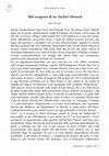 Research paper thumbnail of Alla scoperta di tre Archivi Husserl