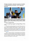 Research paper thumbnail of Mi artículo (I) sobre el apoyo del Vaticano a Maduro: Ondear bandera vaticana puede ser delito o políticamente correcto. (I) El caso de Escocia