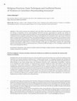 Research paper thumbnail of Religious Practices, State Techniques and Conflicted Forms of Violence in Colombia’s Peacebuilding Scenarios