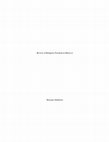 Research paper thumbnail of Religious Freedom in Morocco (A Review)