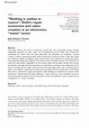 Research paper thumbnail of ‘‘Nothing is useless in nature’’: Delhi’s repair economies and value-creation in an electronics ‘‘waste’’ sector