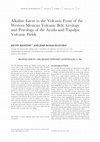 Research paper thumbnail of Alkaline Lavas in the Volcanic Front of the Western Mexican Volcanic Belt: Geology and Petrology of the Ayutla and Tapalpa Volcanic Fields