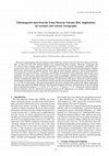 Research paper thumbnail of Paleomagnetic data from the Trans-Mexican Volcanic Belt: implications for tectonics and volcanic stratigraphy