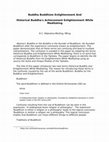 Research paper thumbnail of Buddha Buddhism Enlightenment  And Historical Buddha's Enlightenment While Meditating