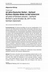 Research paper thumbnail of 40 Jahre Deutscher Herbst - Gerhard Richters Oktober-Bilder im DaF-Unterricht (40 years of German autumn - Gerhard Richter's cycle October 18, 1977 in the German classroom)