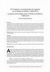 Research paper thumbnail of El Congreso y el presupuesto de egresos en el Estado de México (1986-2014)