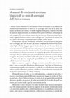 Research paper thumbnail of Momenti di cointinuità e rottura: bilancio di 30 anni di convegni dell'Africa Romana