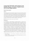 Research paper thumbnail of Constructing ‘The People’ and Its ‘Enemies’ in the Republic of Cyprus: A Country of Populist Frames but not Fully Fledged Populism