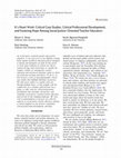 Research paper thumbnail of Its heart work: Critical case studies, critical professional development, and fostering hope among social justice-oriented teacher educators (Multicultural Perspectives)