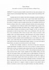 Research paper thumbnail of Terra e Poesia: Uma análise ecocrítica do «grande mapa humano» de Miguel Torga