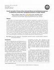 Research paper thumbnail of Growth and yield of Kinnow (Citrus reticulata Blanco) and soil physical properties as affected by orchard floor management practices in Punjab, Pakistan