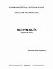 Research paper thumbnail of ESCUELA DE INGENIERÍA CIVIL UNIVERSIDAD TÉCNICA PARTICULAR DE LOJA ESCUELA DE INGENIERÍA CIVIL HIDROLOGÍA (Apuntes de clase) HIDROLOGIA I