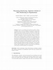 Research paper thumbnail of Theorising Monitoring: Algebraic Models of Web Monitoring in Organisations