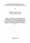 Research paper thumbnail of EFFECTIVENESS OF MONETARY POLICY INSTRUMENTS IN NIGERIA (TIME SERIES APPROACH