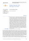 Research paper thumbnail of Olympic Games Rio 2016: The Legacy for Coaches