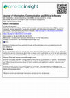 Research paper thumbnail of Journal of Information, Communication and Ethics in Society