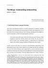 Research paper thumbnail of The Merge: Underwriting Underwriting (2018)