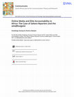 Research paper thumbnail of Communicatio South African Journal for Communication Theory and Research Online Media and Elite Accountability in Africa: The Case of Sahara Reporters and the amaBhungane