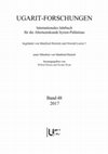 Research paper thumbnail of "L'accadico di Emar by S. Seminara: an 'Index of Texts' and Other Resources" (together with B.E. Soláns). Ugarit-Forschungen 48 (2017): 273-362. ISBN: 9783868352597.