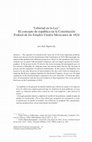 Research paper thumbnail of El concepto de república en la Constitución Federal de los Estados Unidos Mexicanos de 1824: "Libertad en la Ley