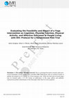 Research paper thumbnail of Evaluating the Feasibility and Impact of a Yoga Intervention on Cognition, Physical Function, Physical Activity, and Affective Outcomes in People Living with HIV: Protocol for a Randomized Pilot Trial