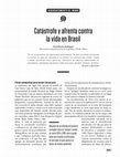 Research paper thumbnail of Catástrofe y afrenta contra la vida en Brasil