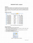 Research paper thumbnail of Praktikum 2 modul excel lanjutan