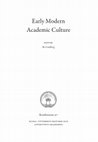 Research paper thumbnail of University and Court: the case of Leiden, 1572-1618, in: Bo Lindberg (ed.),  ‘Early Modern Academic Culture’, Stockholm 2019,  pp. 139-159.