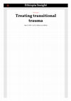 Research paper thumbnail of Treating Transitional Trauma in Ethiopia (Commentary, Ethiopia Insight, May 2019)