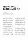 Research paper thumbnail of Victor Hugo's Tumblr Account