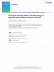 Research paper thumbnail of Atmospheric Border Politics: The Morphology of Migration and Solidarity Practices in Europe