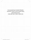 Research paper thumbnail of Conceptualizing Frankish-Muslim Partition Truces in the Coastal Plain and Greater Syria (502-684 AH/1108-9-1285 AD) (frontmatter and introduction)