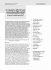 Research paper thumbnail of To evaluate the effect of Auxin concentrations (IBA and IAA) on survival percentage of stem cuttings of species Terminalia chebula (Retz