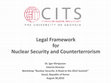 Research paper thumbnail of Legal Framework for Nuclear Security and Counterterrorism