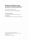 Research paper thumbnail of Mudanças climáticas: uma questão de relações públicas