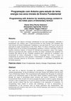 Research paper thumbnail of Programação com Arduino para estudo do tema energia nos anos iniciais do Ensino Fundamental Programming with Arduino for studying energy content in the initial years of Elementary School