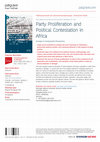 Research paper thumbnail of Party Proliferation and Political Contestation in Africa: Senegal in Comparative Perspective