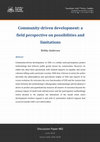 Research paper thumbnail of Community-driven development: a field perspective on possibilities and limitations