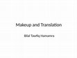 Research paper thumbnail of Make up and Translation 26 June